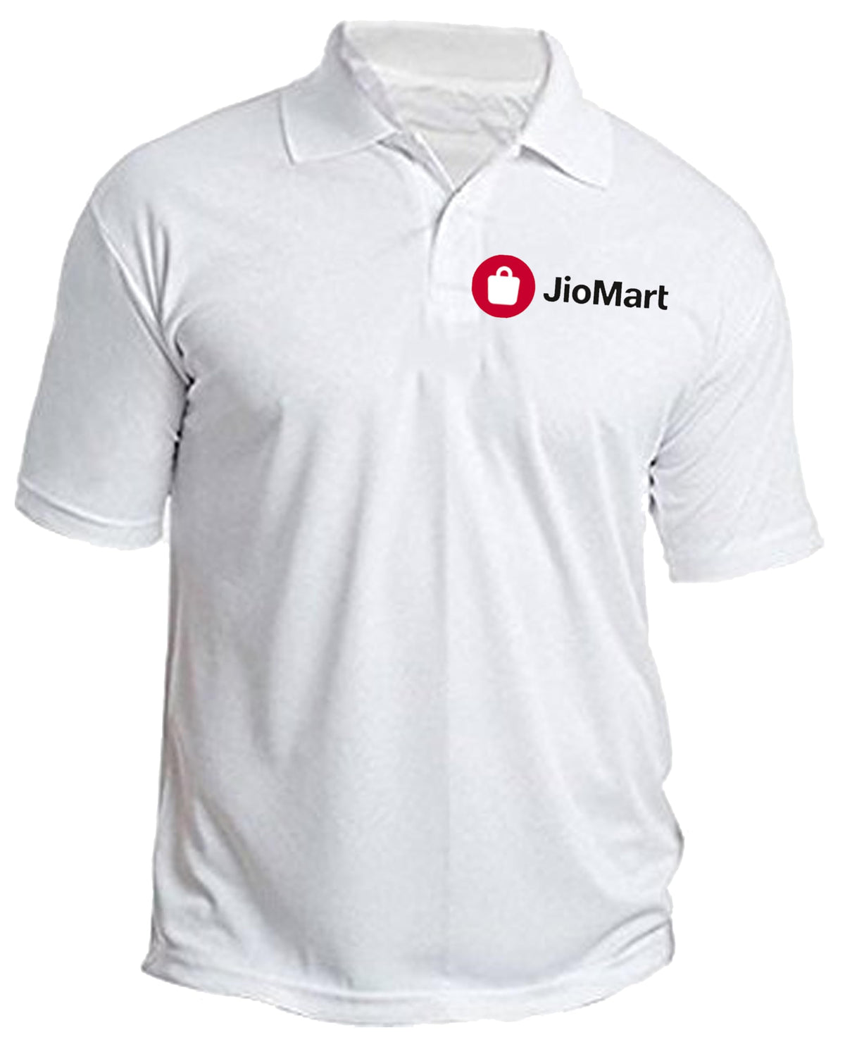 American Apple Amazon, Meesho, Jiomart, Indiaamart Logo Printed Polo/Collar Half Sleeve Staff TShirt for Men and Women (XXL, Ji 2