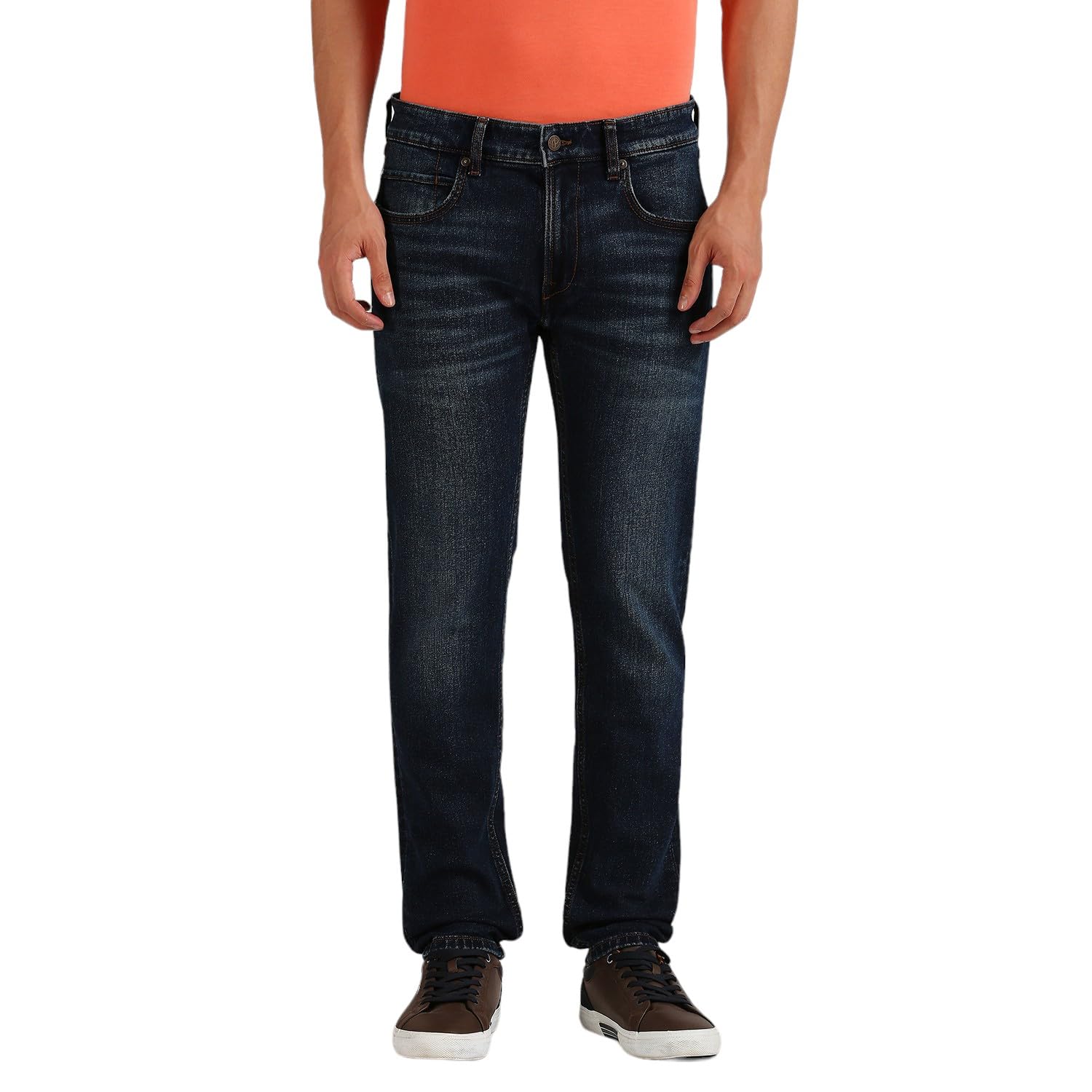 Pepe Jeans MenS Tapered Jeans (Pm207769R191_Blue Black Used_Dark Indigo
