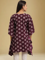 Tee Projekt Casual Crepe Kimino Sleeves Womens Kaftan Dress ll Kaftan Casual & Everyday Kurta (Pack of 2)