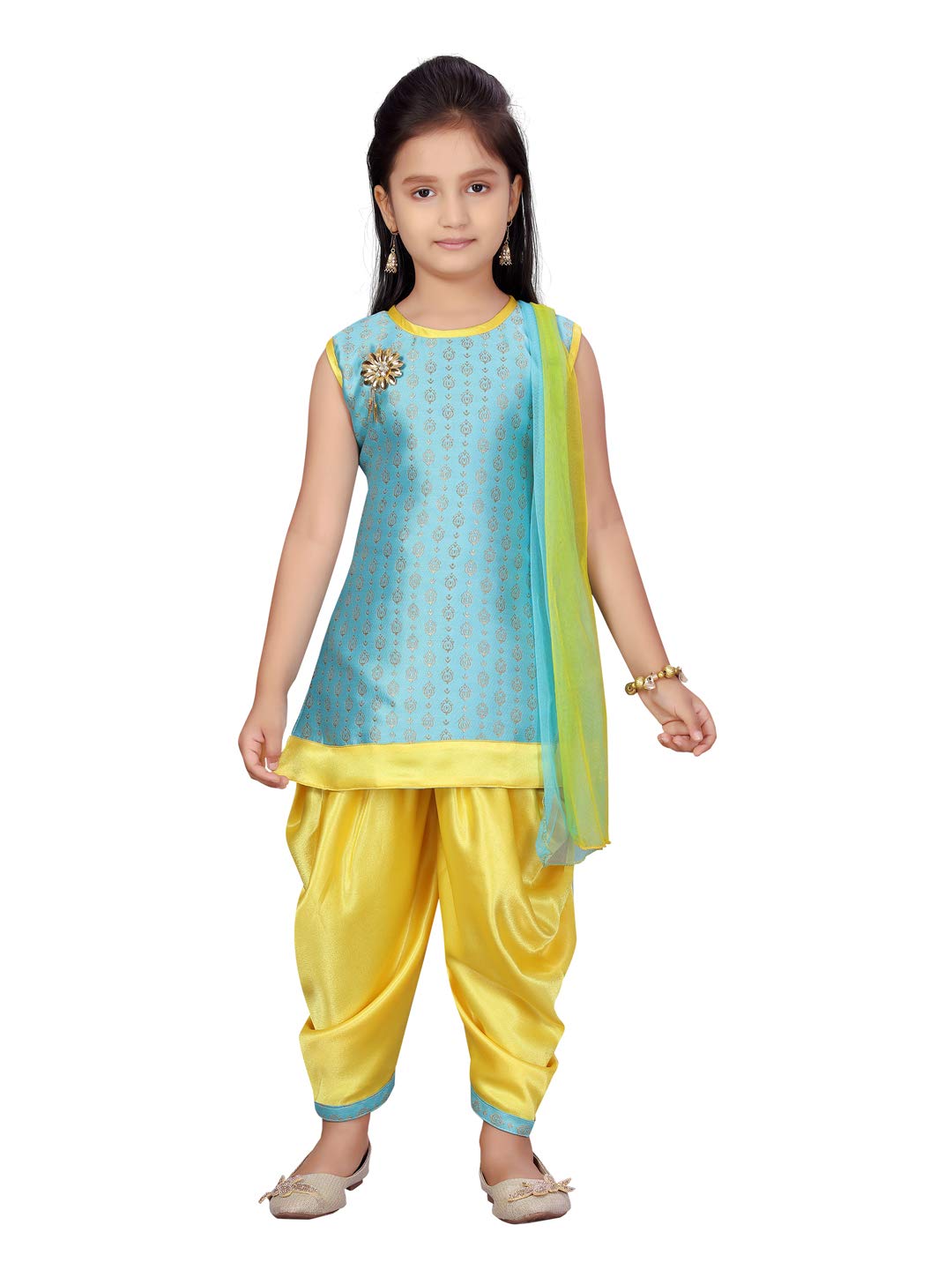 Aarika Girls Cotton Kurti Patiala Set (Pt-18331)