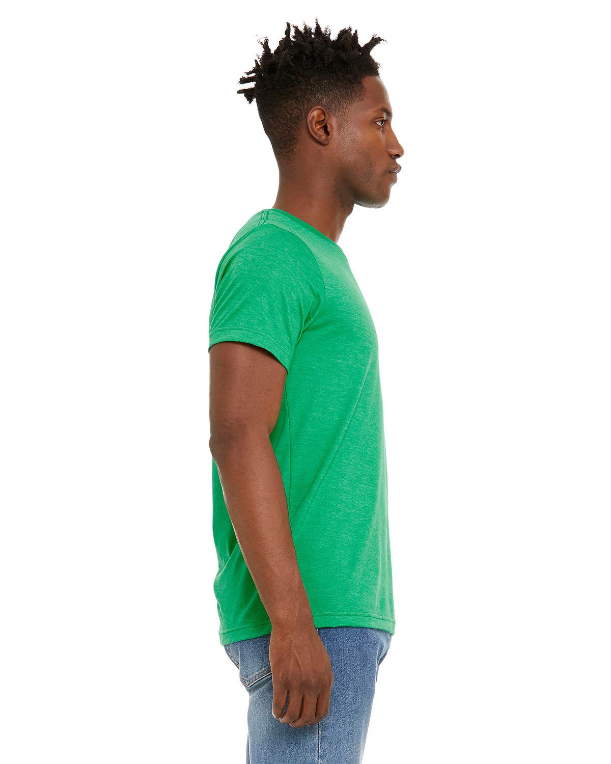 Unisex Sueded T-Shirt - HEATHER RED - XS(D0102H7KE3J)
