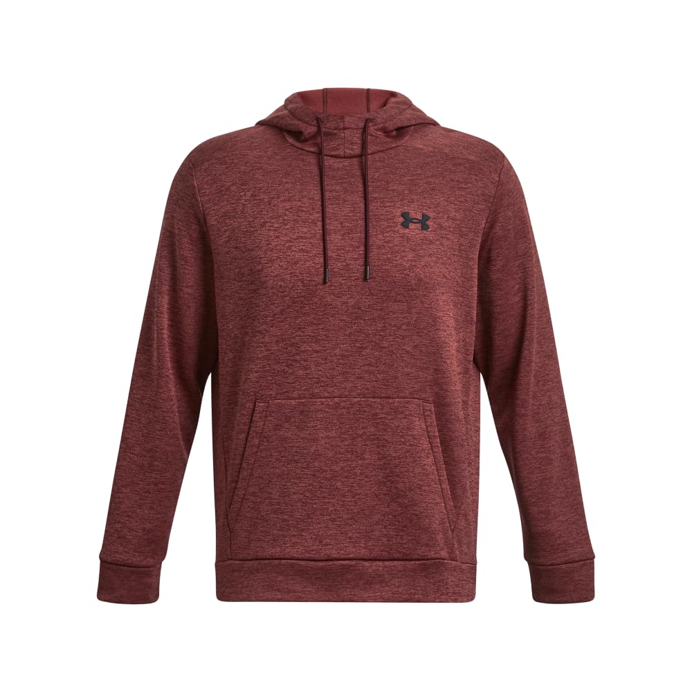 Under Armour Men's ArmourFleece Twist Hoodie, (600) Dark Maroon / / Black, XX-Large