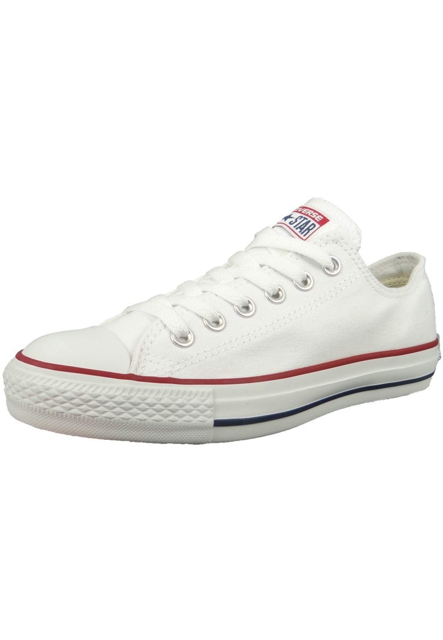 Converse Unisex Chuck Taylor All Star Low Top Optical Wht Sneakers - 4 D(M)