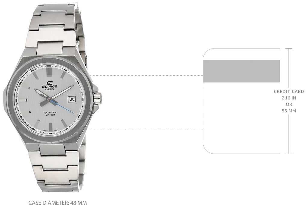 Casio Edifice Men's Quartz Date Indicator Sapphire Crystal Wrist Watch EFB-108D-7AV