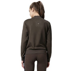 Enamor Athleisure A901 Relaxed Fit Bomber Standard Length Jacket For Women|Breathable Antimicrobial Quick Dry 4-Way Stretch Scub