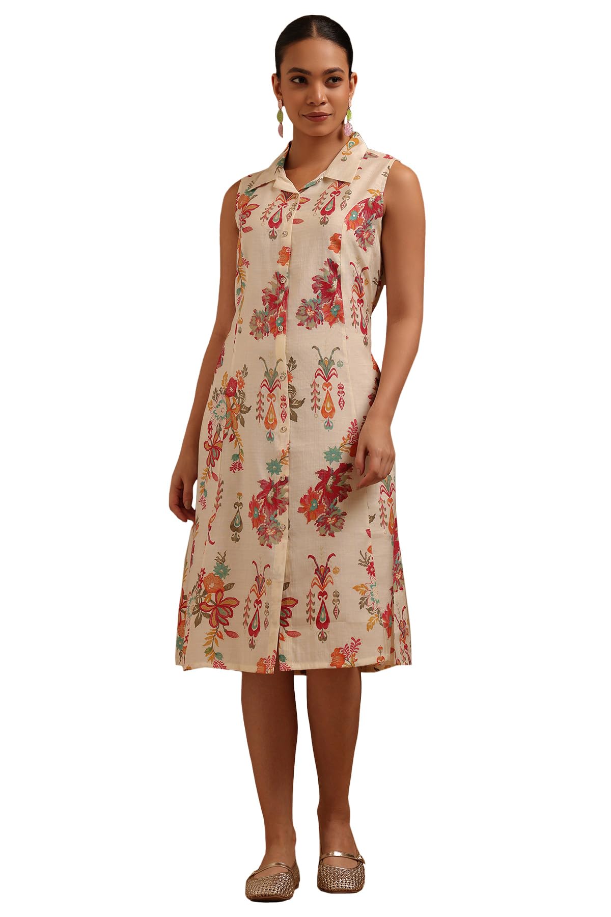 Soch Women Gadwal Floral Printed Dress