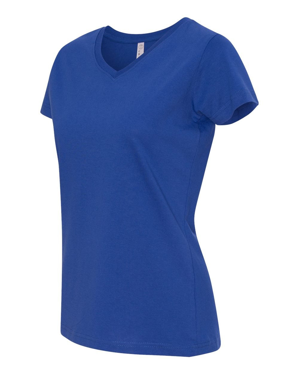 Ladies V-Neck Fine Jersey T-Shirt - BLAcK - S(D0102HI3UBW)