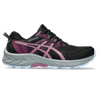 ASICS Women's Gel-Venture 9 Running Shoes, 8, Black/Soft Berry
