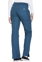 Scrub Pants for Women Workwear Originals Pull-On Waist with Rib-Knit Trim WW210, XL, Caribbean Blue