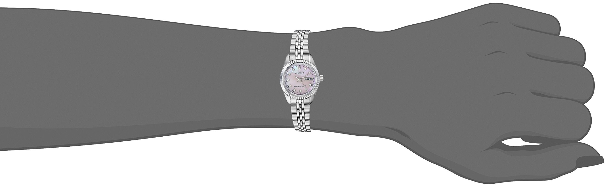 Armitron Women's Genuine Crystal Accented Bracelet Watch, 75/2475
