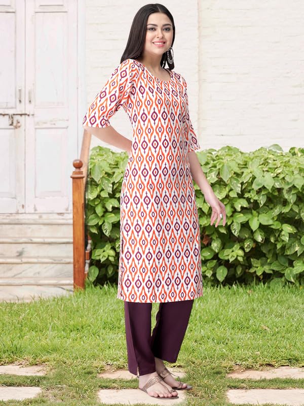 Pinkmint WomenS Crepe Printed Kurta Set Ethnic Wear Women Kurta Set Comfortable Kurta Set For WomenS(Pack Of 3)