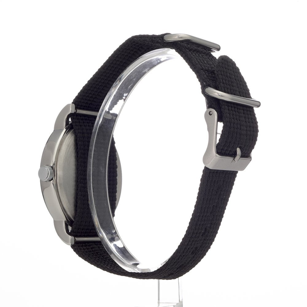 Timex Unisex T2N647 Weekender 38mm Black Nylon Slip-Thru Strap Watch