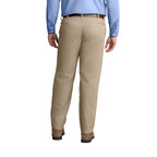 Red Kap Mens Stain Resistant, Flat Front Work Pants, Khaki, 32W x 32L