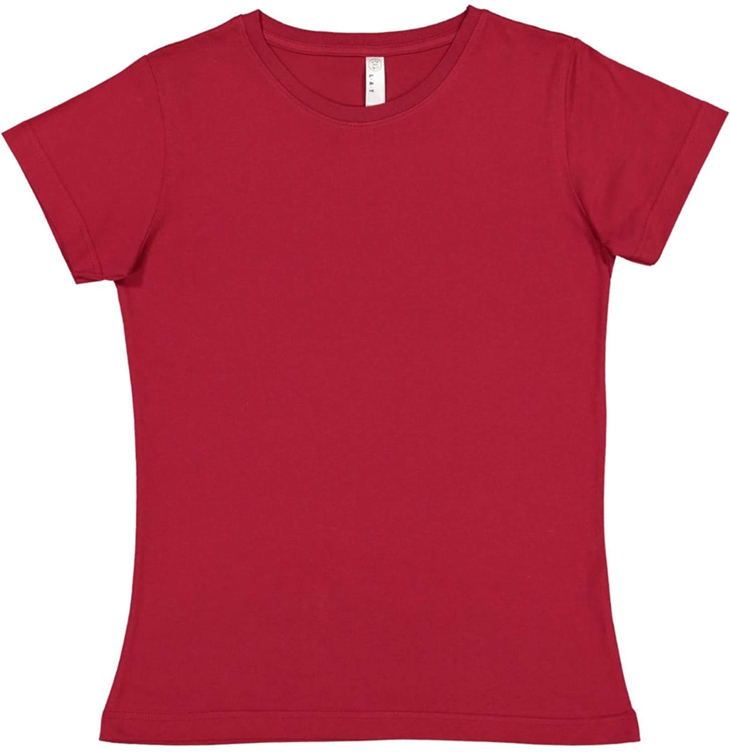 Ladies Fine Jersey T-Shirt - VINTAgE BURgUNDY - XS(D0102H7D8E6)