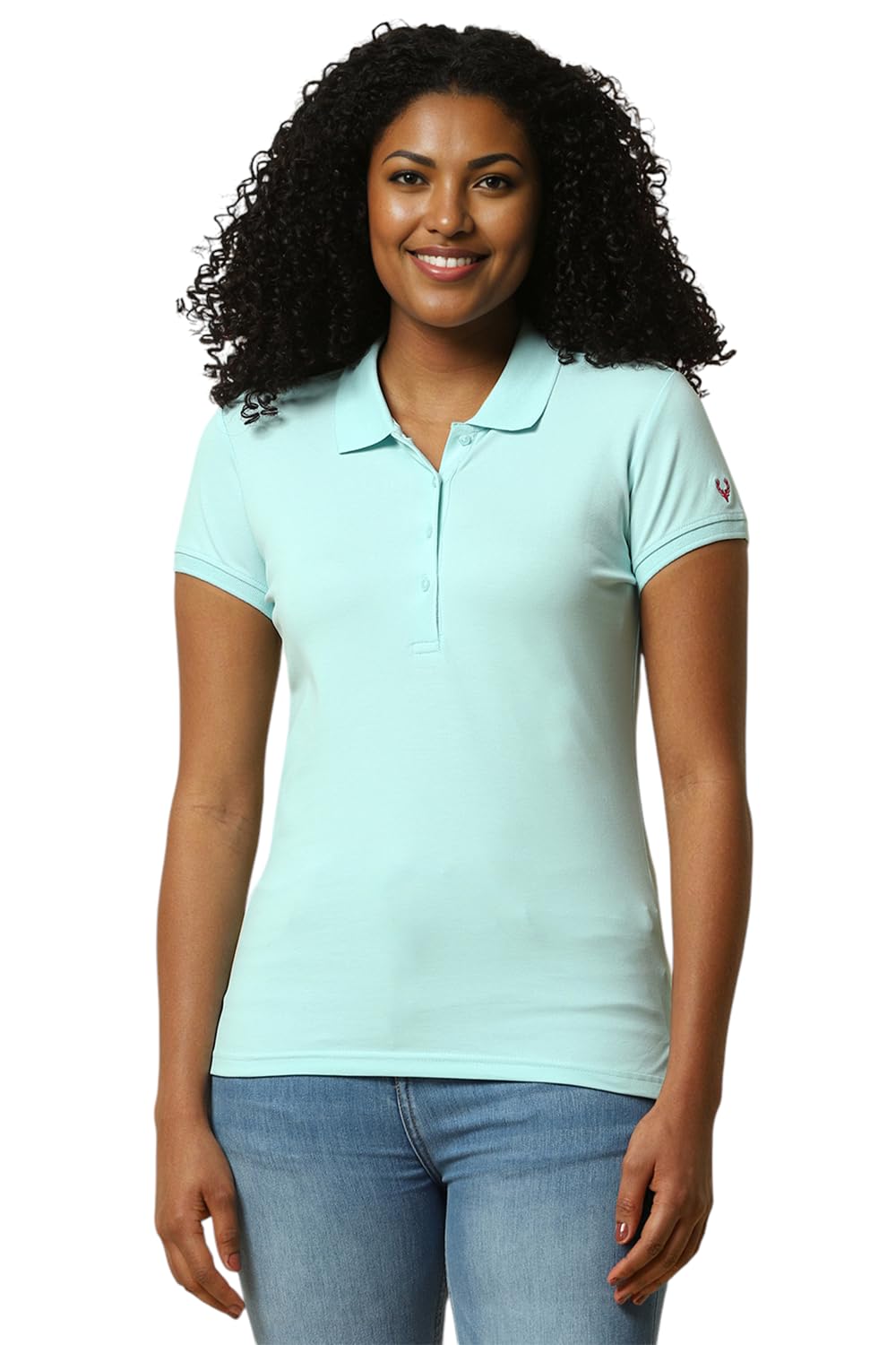 Allen Solly Women Solid Casual T-Shirt