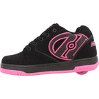 Heelys Kids Propel-K Skate Shoe, Black Hot Pink, 4 US