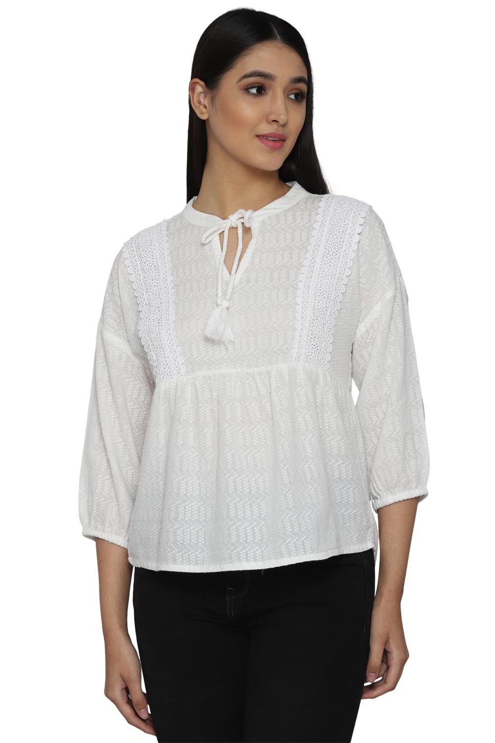 Allen Solly Women Regular Fit Solid Casual Shirt