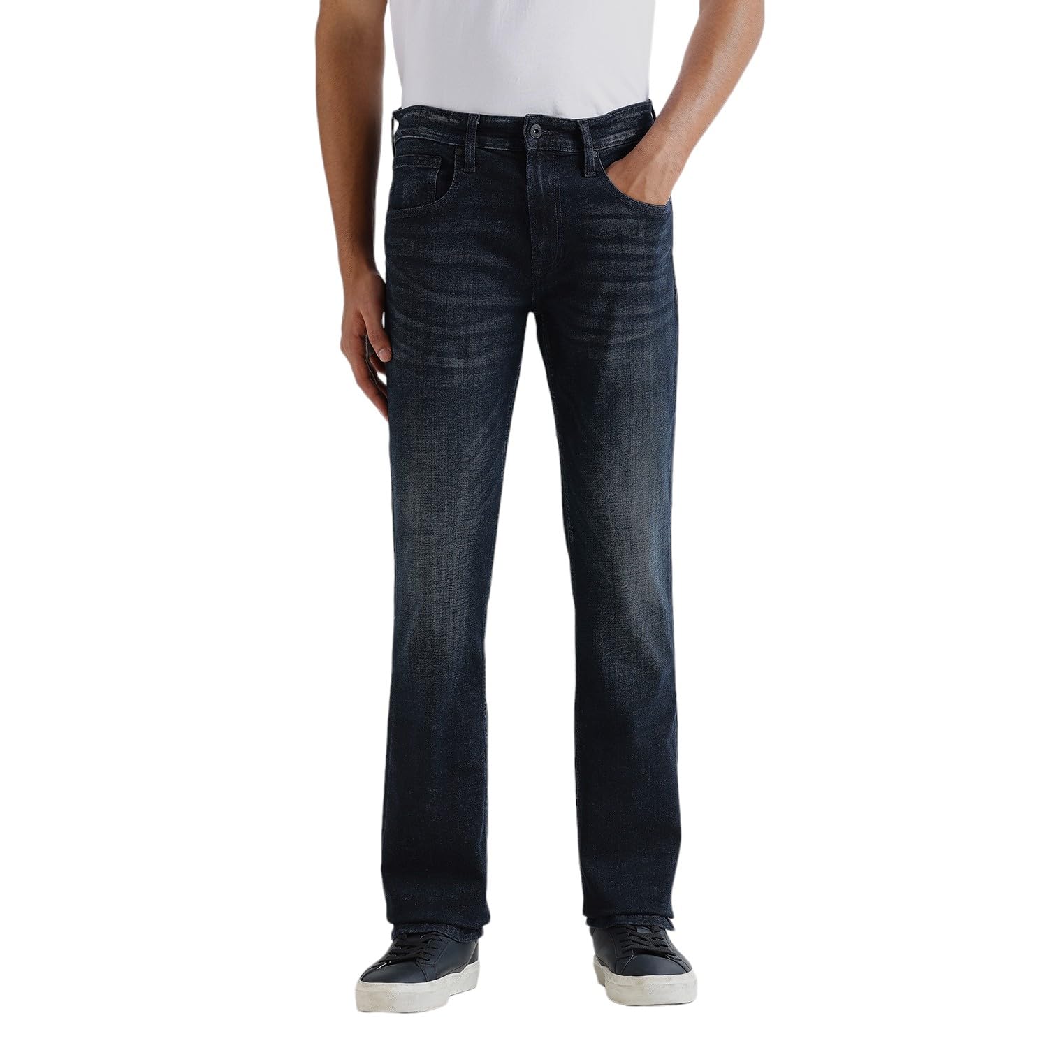 Holborne Black Mid Waist Stretch Jeans