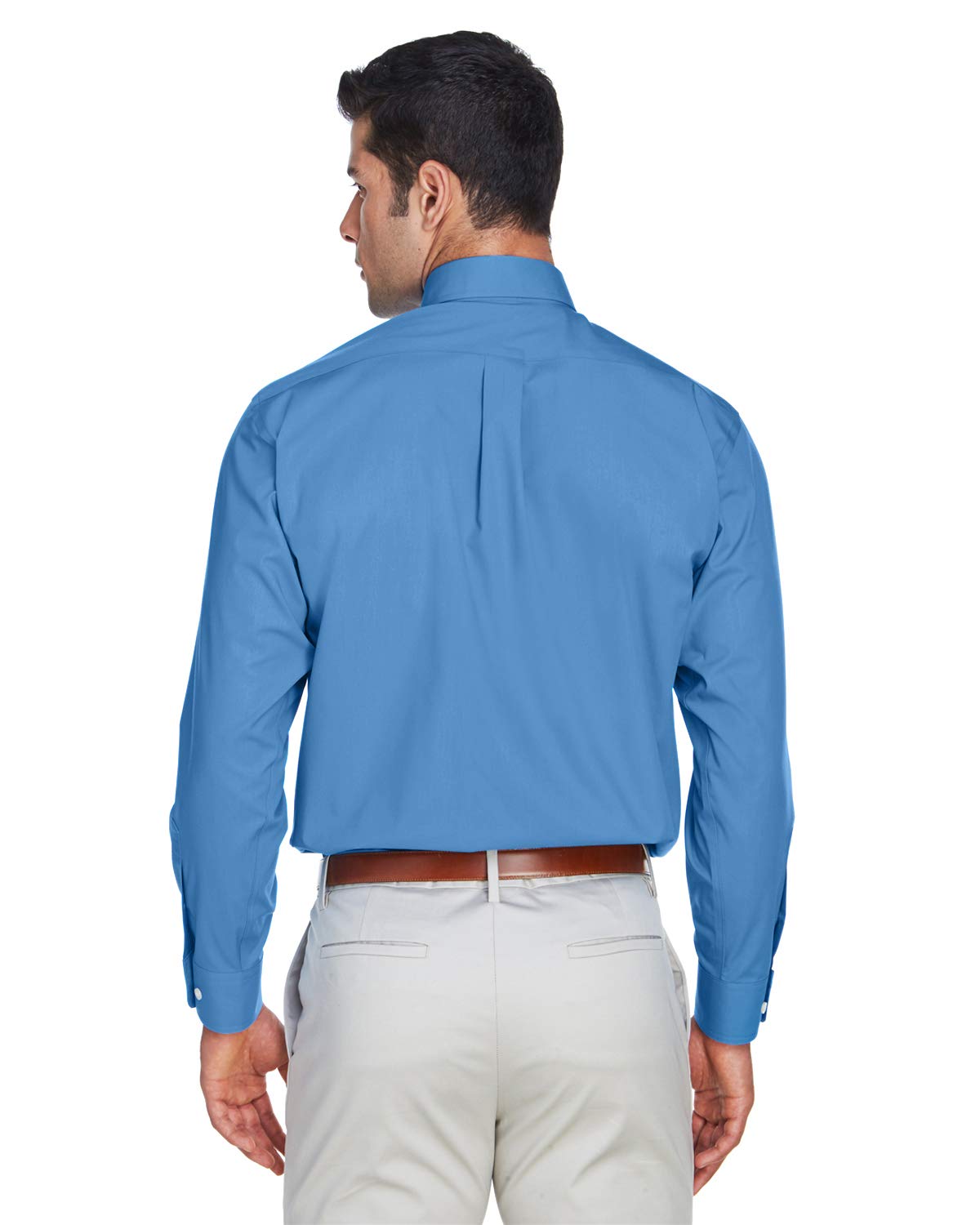 Mens crown Woven collectionSolid Broadcloth - WHITE - 5XL(D0102H76ZTJ)