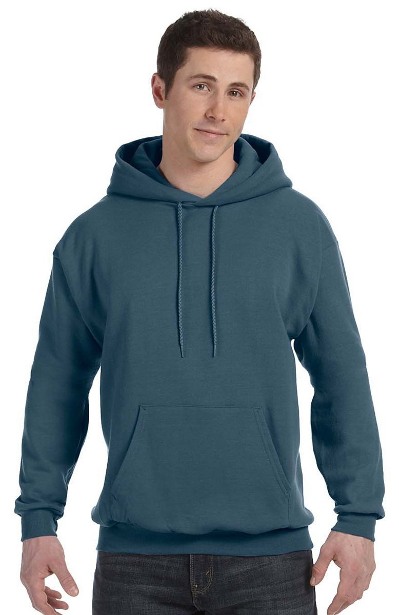 Unisex Ecosmart 5050 Pullover Hooded Sweatshirt - WHITE - S(D0102H7D7T2)