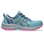 ASICS Women's Gel-Venture 9 Running Shoes, 9.5, GRIS Blue/DEEP Ocean