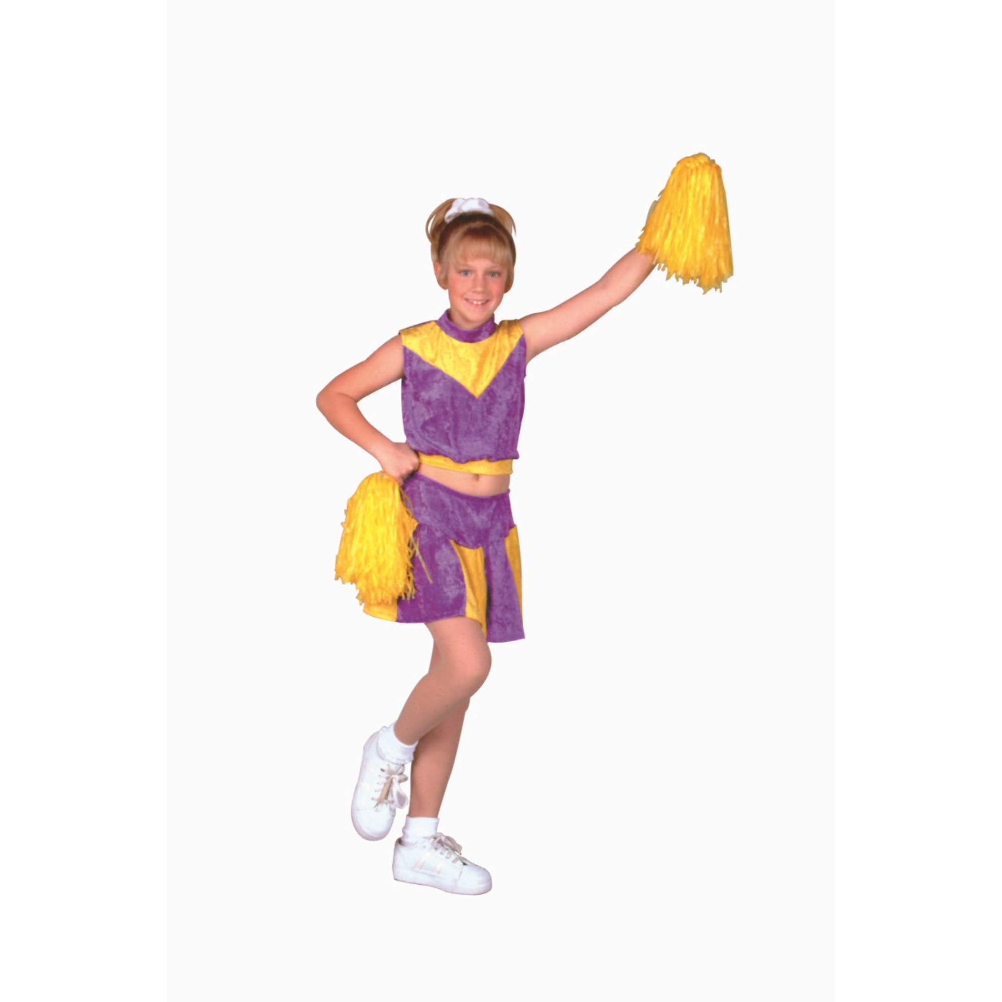 Cheerleader Girl Costume Purpl