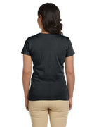 Ladies 44 oz 100% Organic cotton classic Short-Sleeve T-Shirt - BLAcK - S(D0102H7ZQDJ)