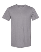Unisex Sueded T-Shirt - HEATHER RED - XS(D0102H7KPJT)