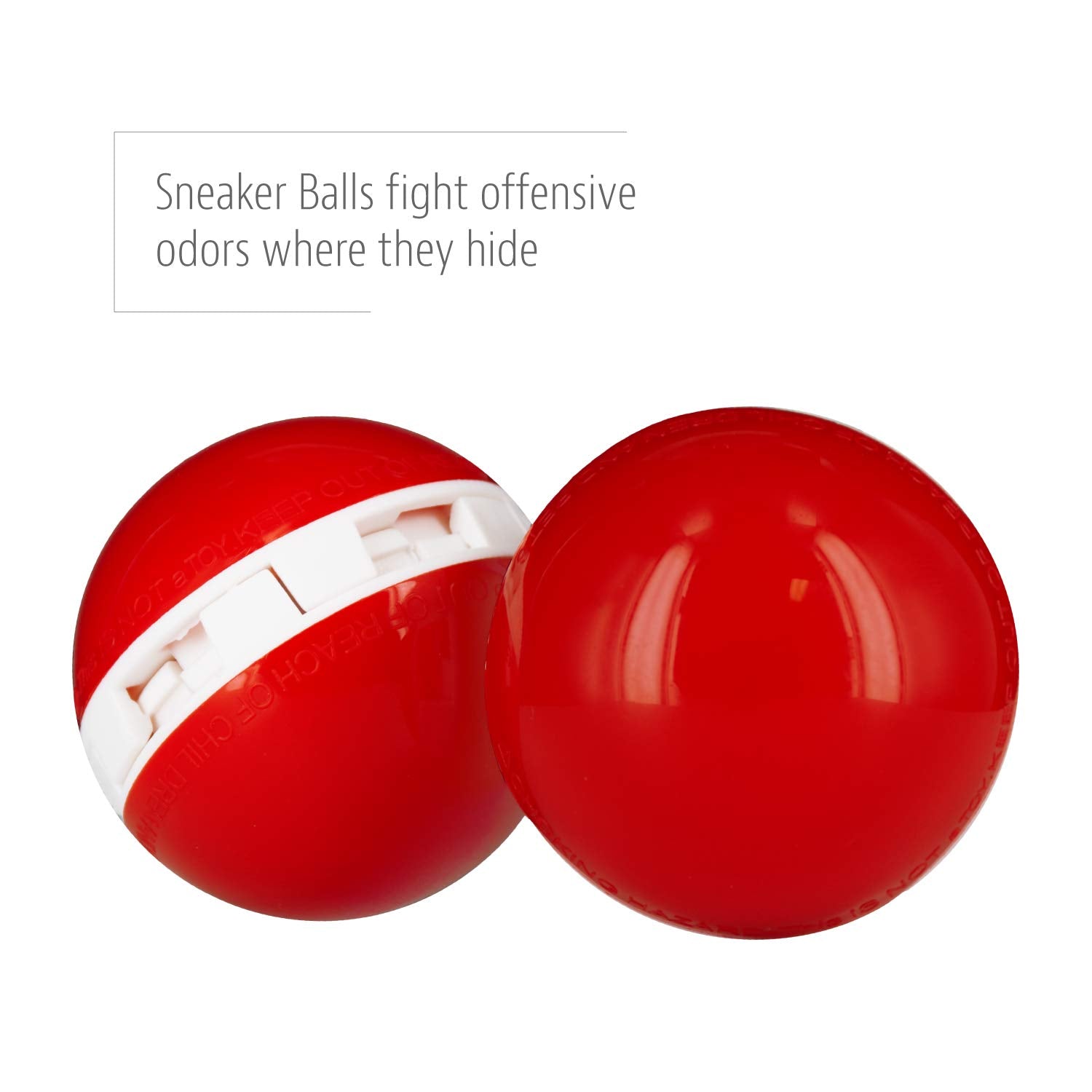 Sneaker Balls Odor-Fighting Shoe Fresheners, Eliminates Unpleasant Smells, Perfect For Sneakers, Gym Bags, Gear Bags, Drawers, L