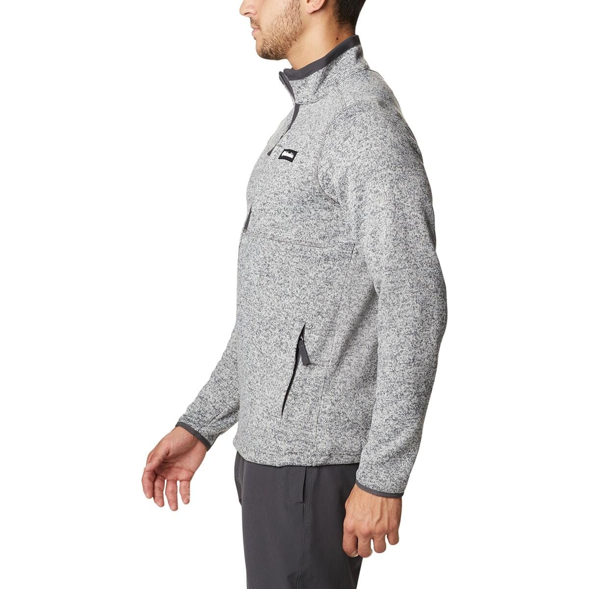 Columbia Men's Sweater Weather Full Zip, City Grey Heather, Large
