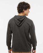 Ripple Fleece Pulllover Hooded Sweatshirt - BLAcK - S(D0102H769FP)