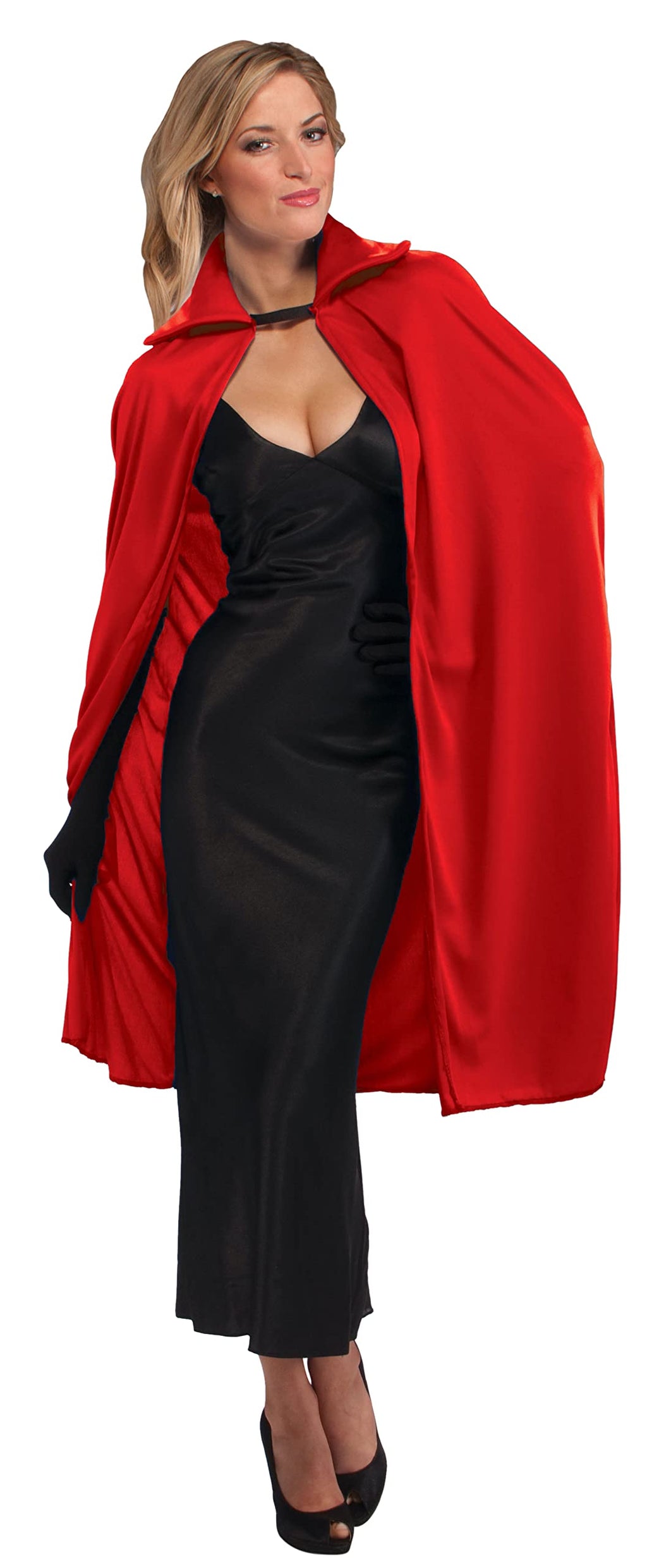 Forum Novelties Men's 45-Inch Long Costume Cape, Red, One Size