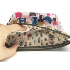 Hunger Pink Cats Print Make-Up Cosmetic Bag Carry Case, 14 Patterns (P11417012)