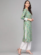 Idalia Multicolour Bird Print Kurta Set