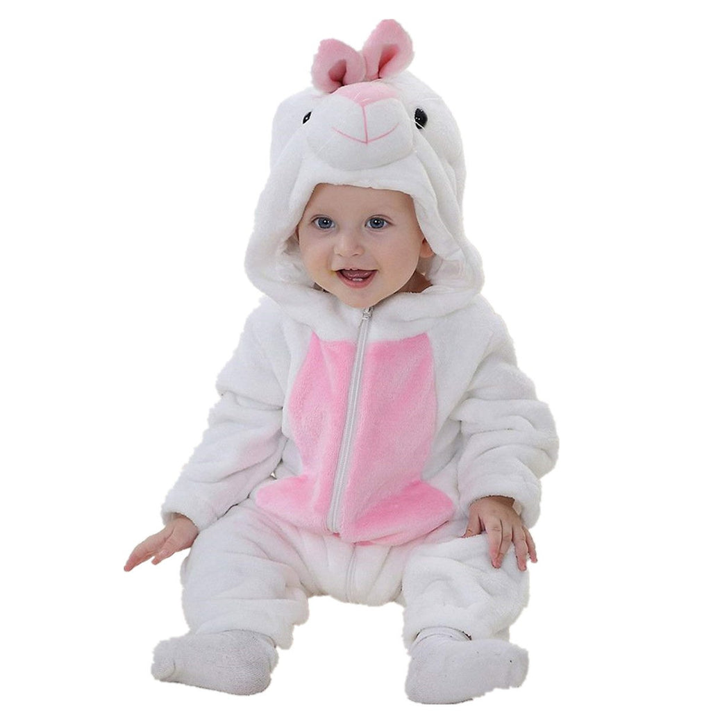 QZERPLAY Unisex Unisex Baby Halloween Costumes Cartoon Outfit Homewear (120(for ages 30-36months), Bunny)