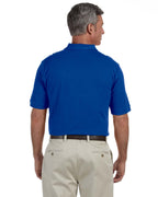 Mens 6 oz Ringspun cotton Piqu Short-Sleeve Polo - WHITE - 5XL(D0102H7NJJJ)