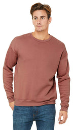 Unisex Drop Shoulder Fleece - WHITE - XS(D0102H7W9DP)