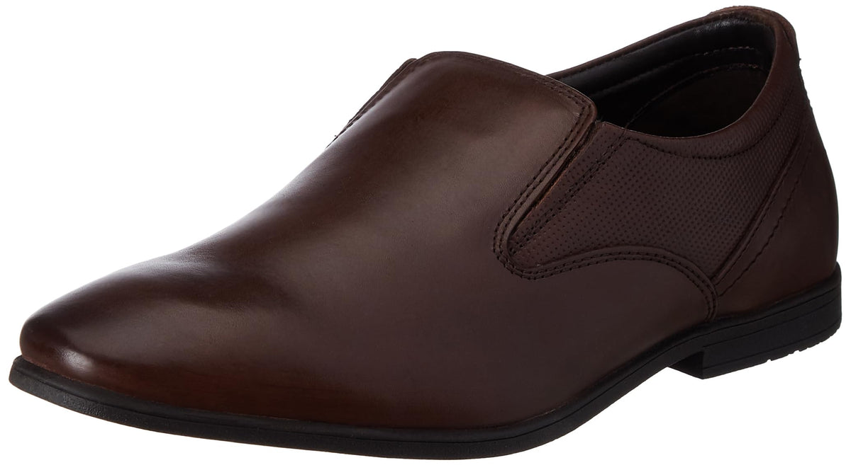 Hush Puppies Ralph Slipon E 23 Mens Dark Brown Formal Shoes  8 UK (8544019) 8