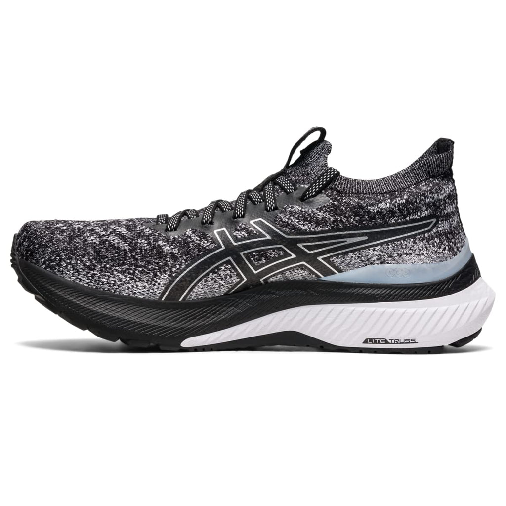 ASICS Women's Gel-Kayano 29 Mesh Knit Running Shoes, 6.5, White/Black