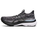 ASICS Women's Gel-Kayano 29 Mesh Knit Running Shoes, 6.5, White/Black