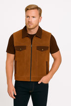 TWO TONE VEST/CONCEALED