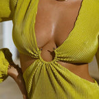 Dresses Autumn Fashion Pressed Pleated Waistless Women's Dresses malcomodes-biz.myshopify.com