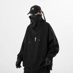 HiH49 Precision High Neck Black Sweater