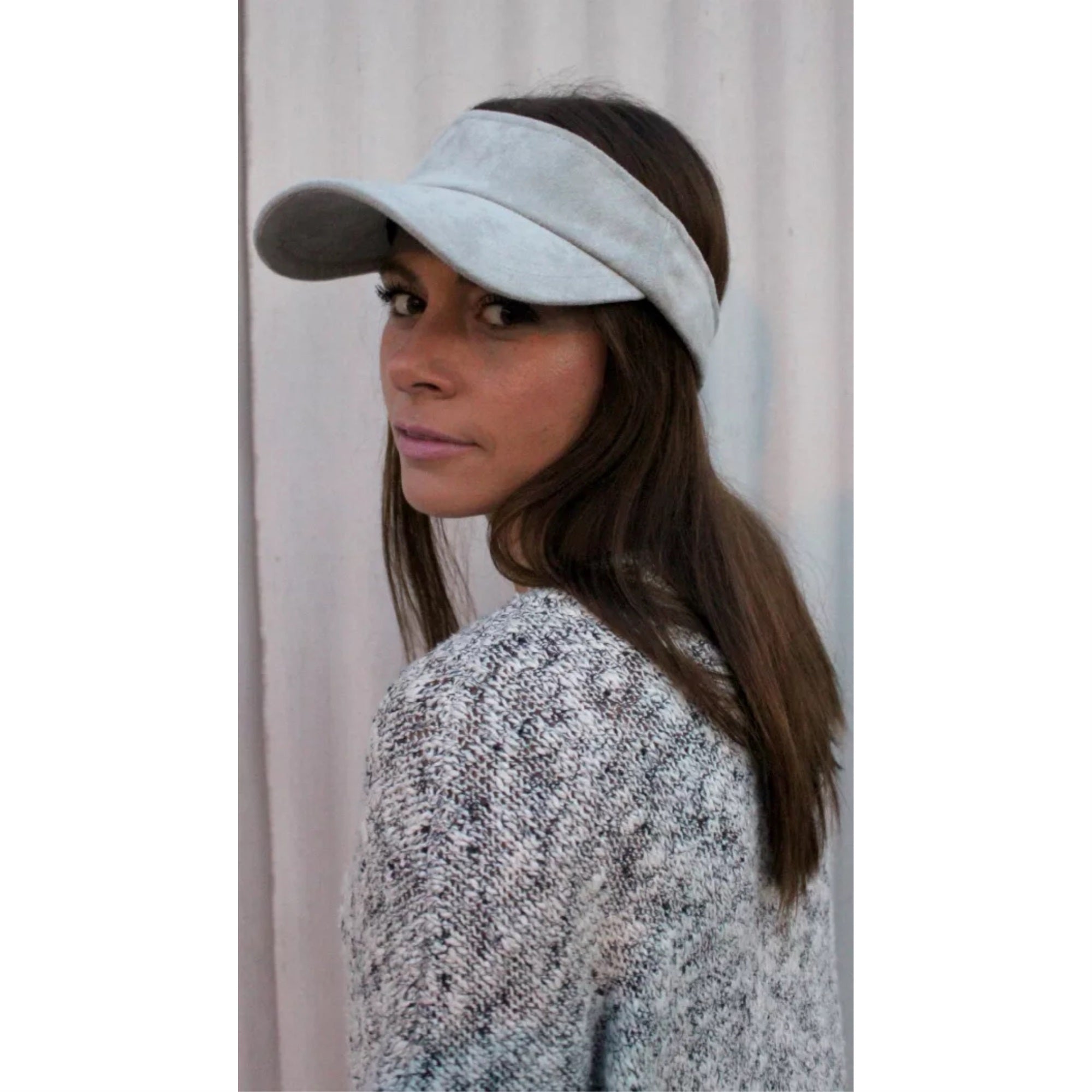 Ultra Suede Tennis Visor