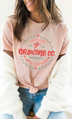 Rose Vine Cupids Brewing Co Graphic Tee
