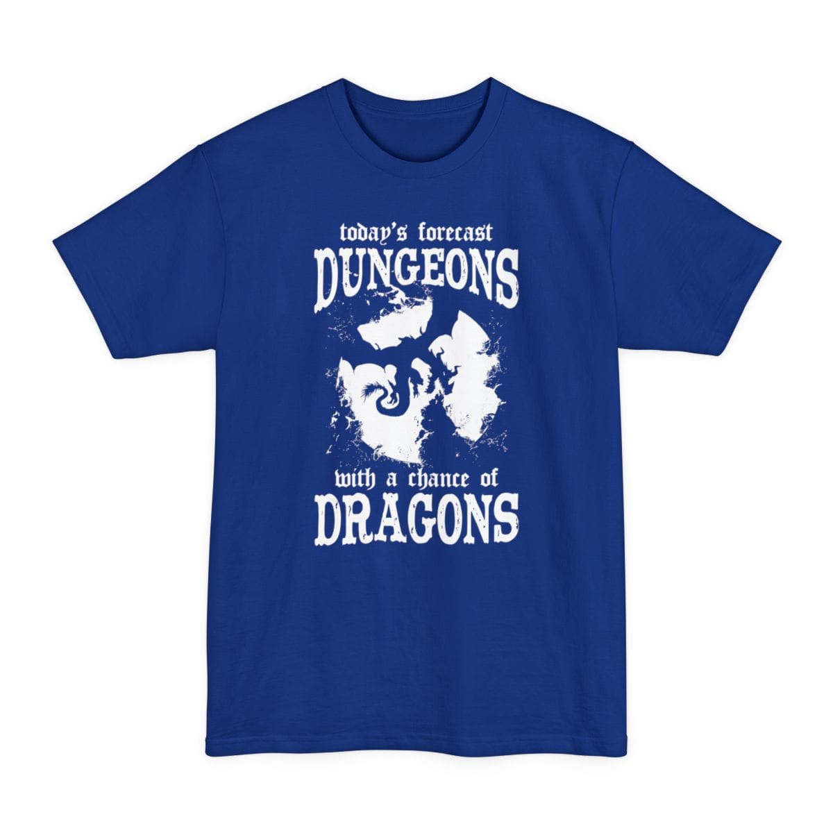 Funny D&D Weather Forecast Tall T-Shirt