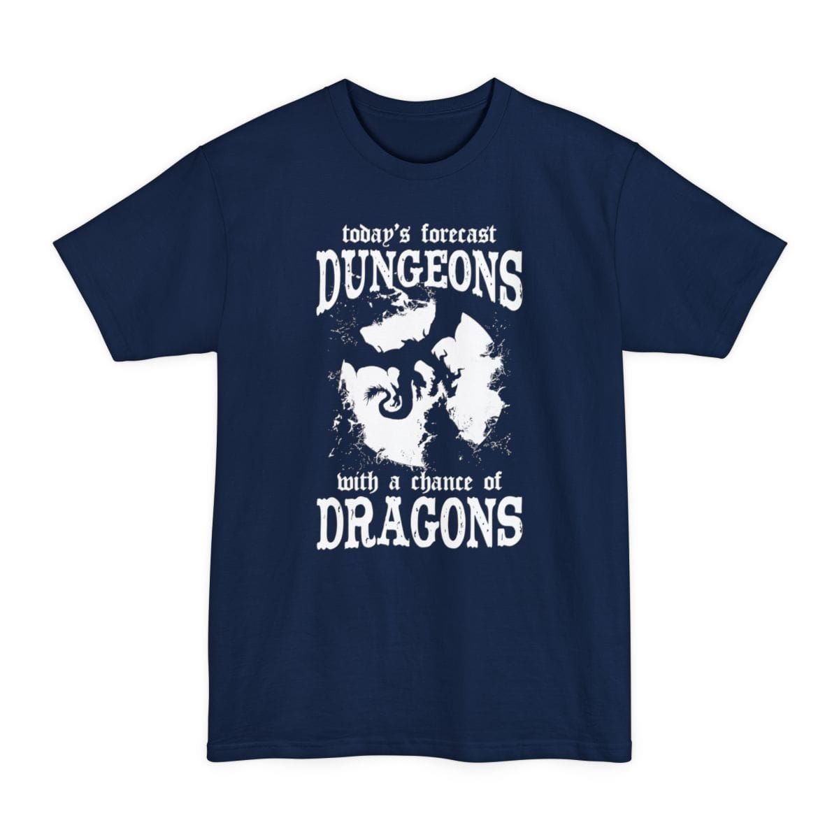 Funny D&D Weather Forecast Tall T-Shirt