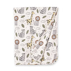 Safari Snuggles Bamboo Baby Stroller Blanket Jungle