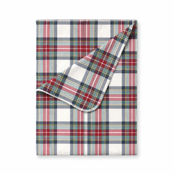 Holiday Plaid Baby Christmas Stroller Blanket – Soft & Cozy