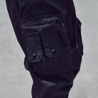 IBP440 Matte Black Paratrooper Joggers